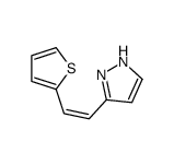 (E)-5-(2-(thiophen-2-yl)vinyl)-1H-pyrazole